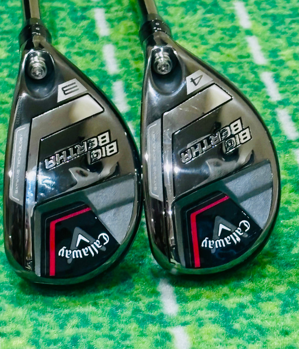 Callaway 2023 Big Bertha Hybrid Set (3H & 4H) • Regular Flex • Upgraded Grips
