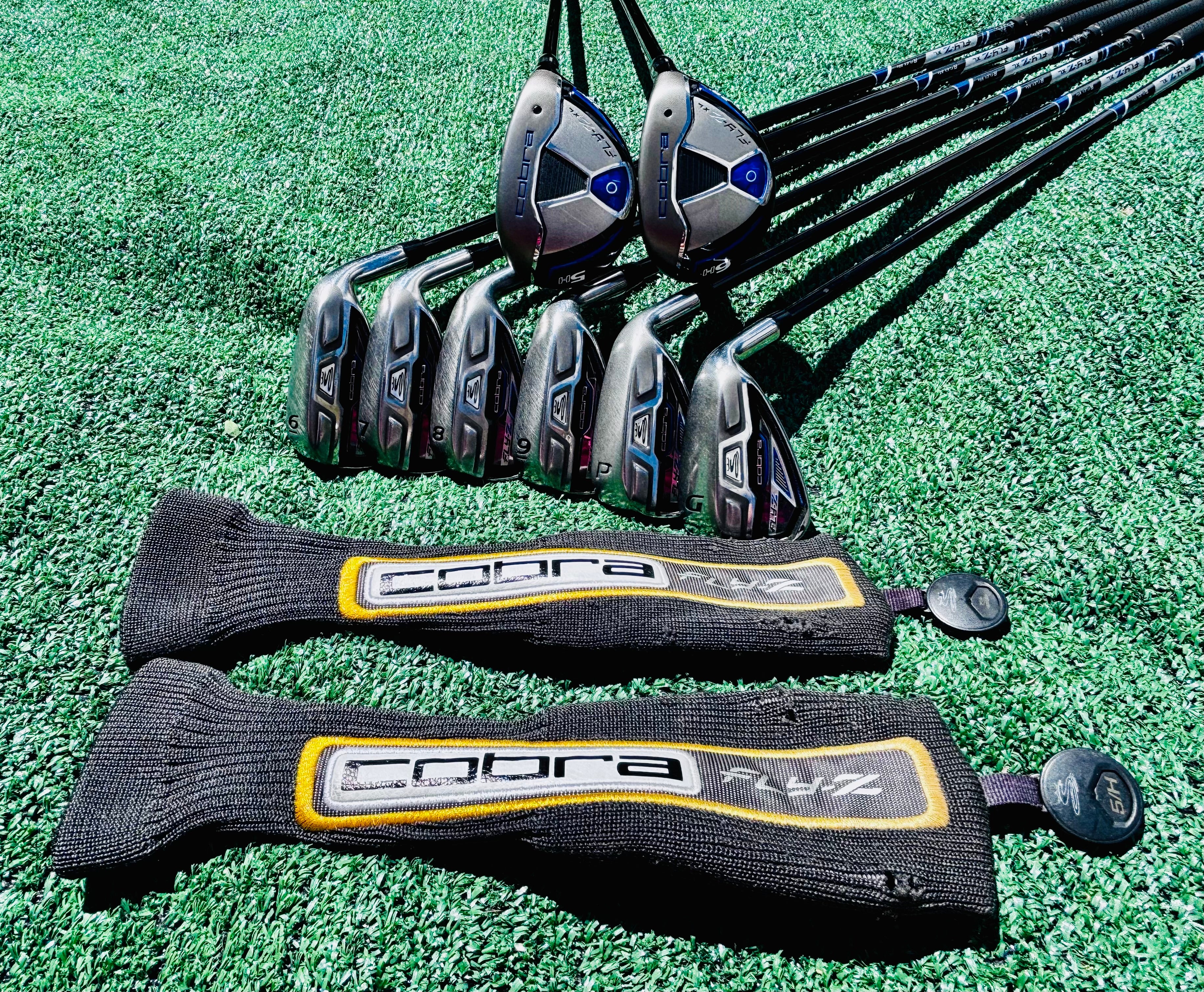 Cobra Fly-Z XL Hybrid Combo Iron Set (8 Clubs) - Full Matching Graphite