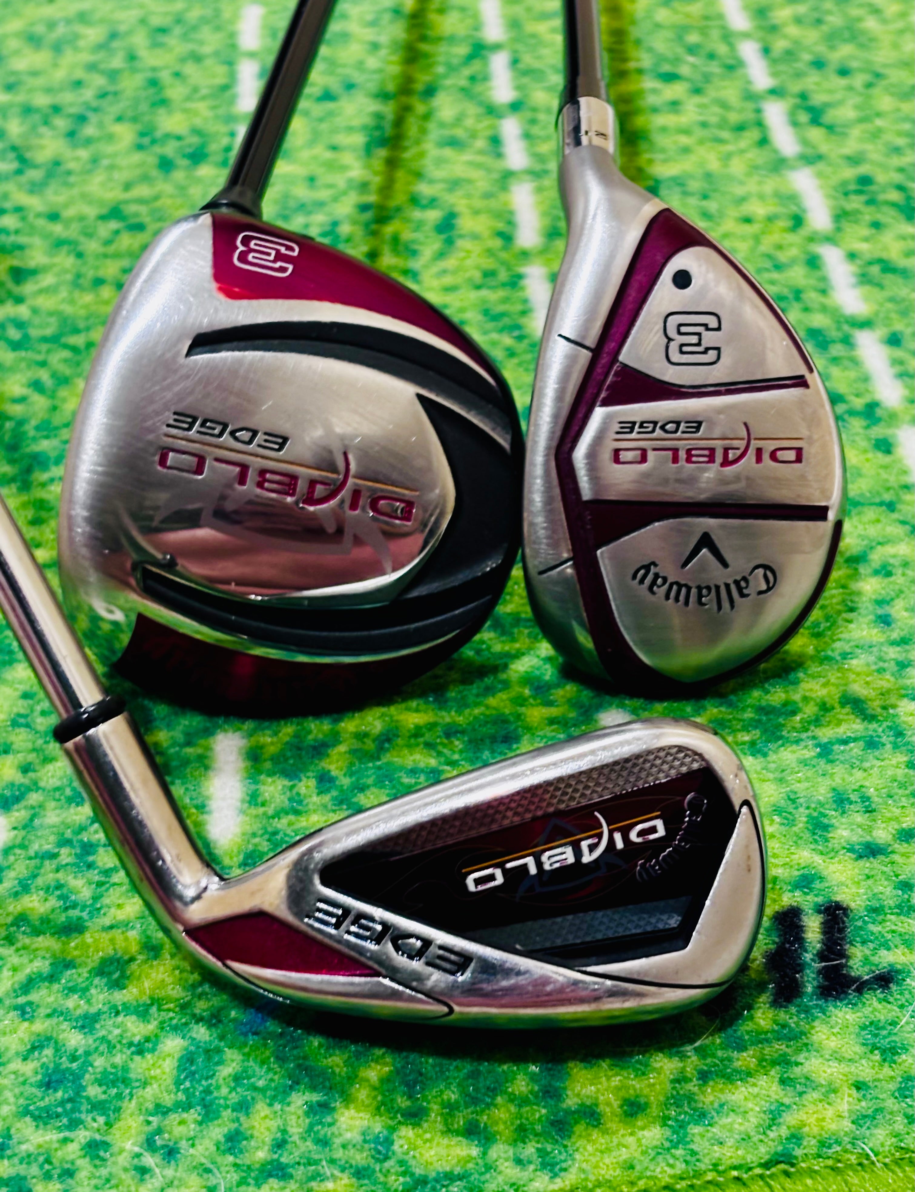 Callaway Diablo Edge Long Game Bundle (3W, 3H, 4i)