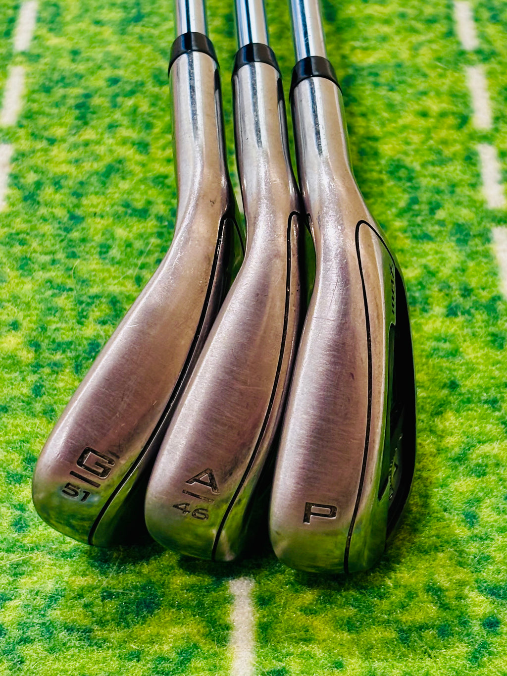 Callaway Rogue ST Max 3-Wedge Set - P / A46 / G51 - Project X Rifle 6.0 - Winn Dri-Tac Grips