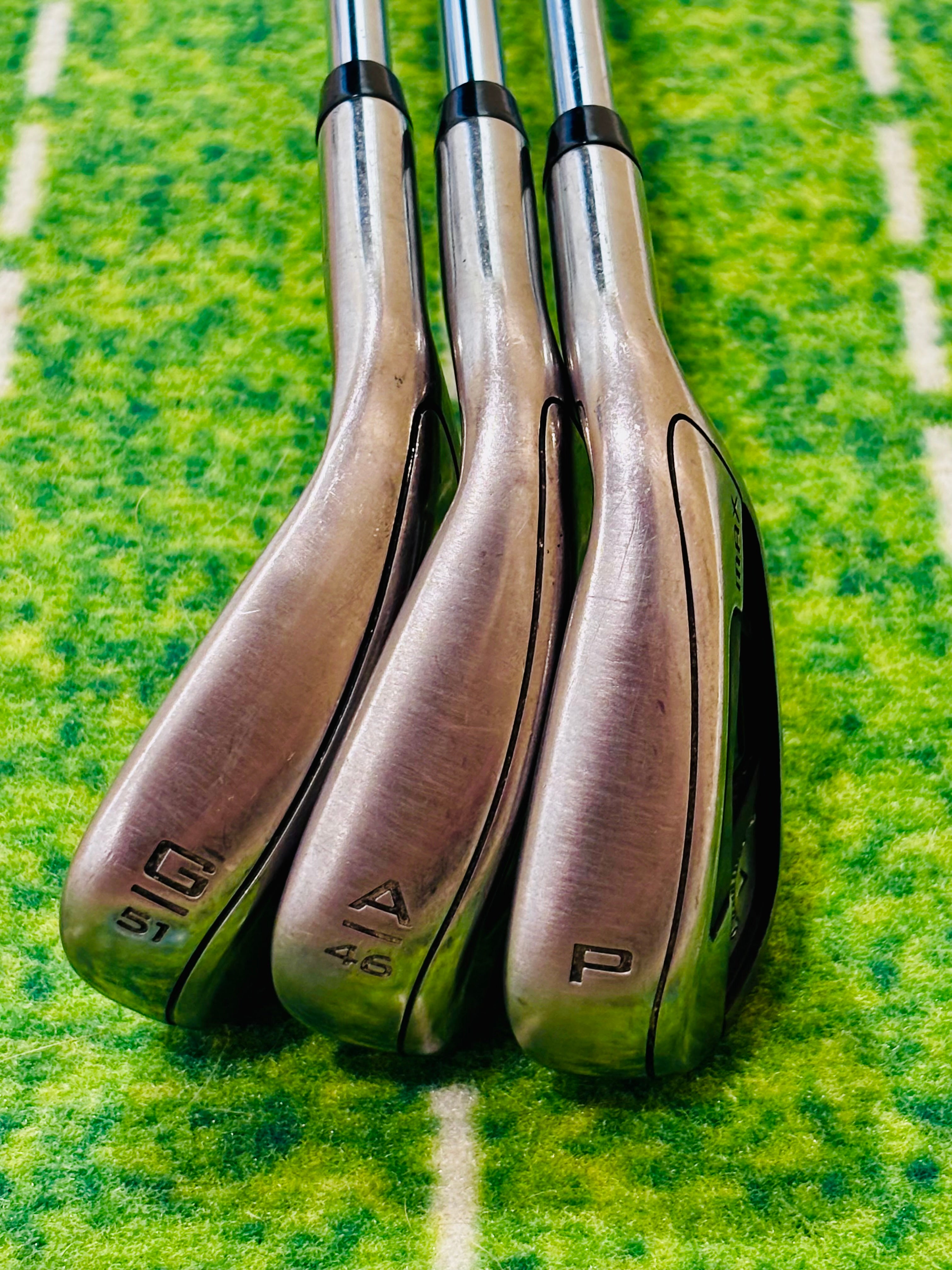 Callaway Rogue ST Max 3-Wedge Set - P / A46 / G51 - Project X Rifle 6.0 - Winn Dri-Tac Grips