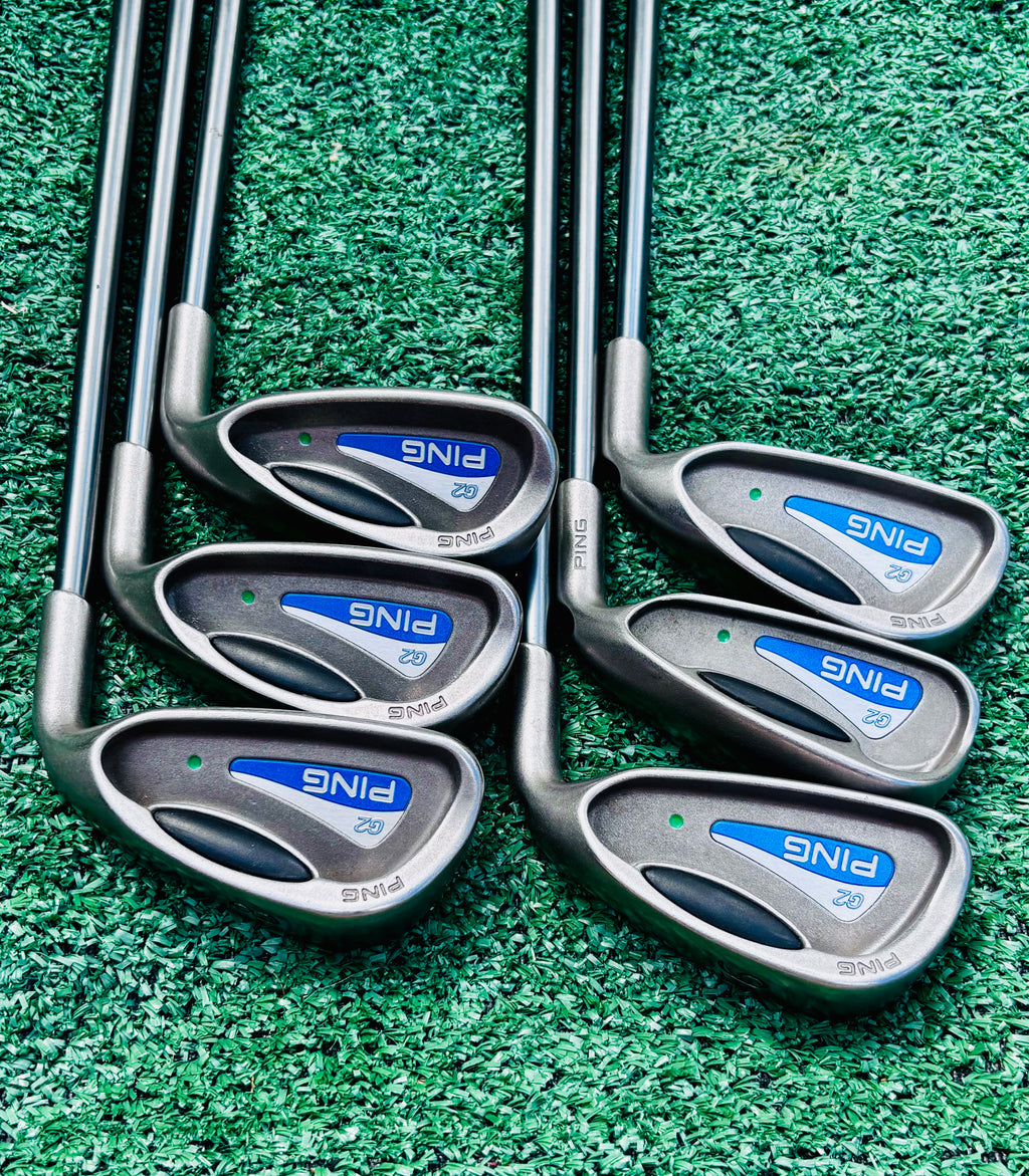 Ping G2 Forgiving Iron Set (Green Dot) - Premium Graphite & Brand New Grips