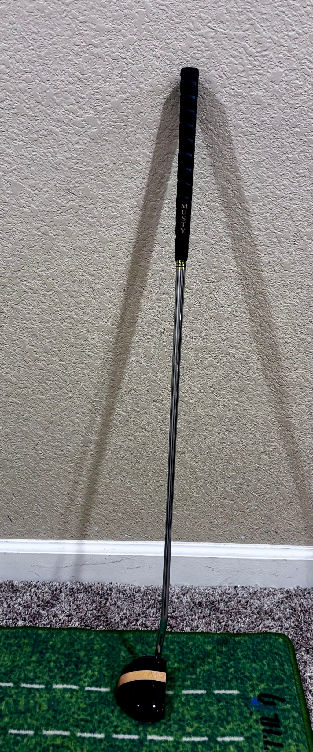 RARE David Musty Handcrafted Wood Putter - Rosewood/Maple - 33.5"