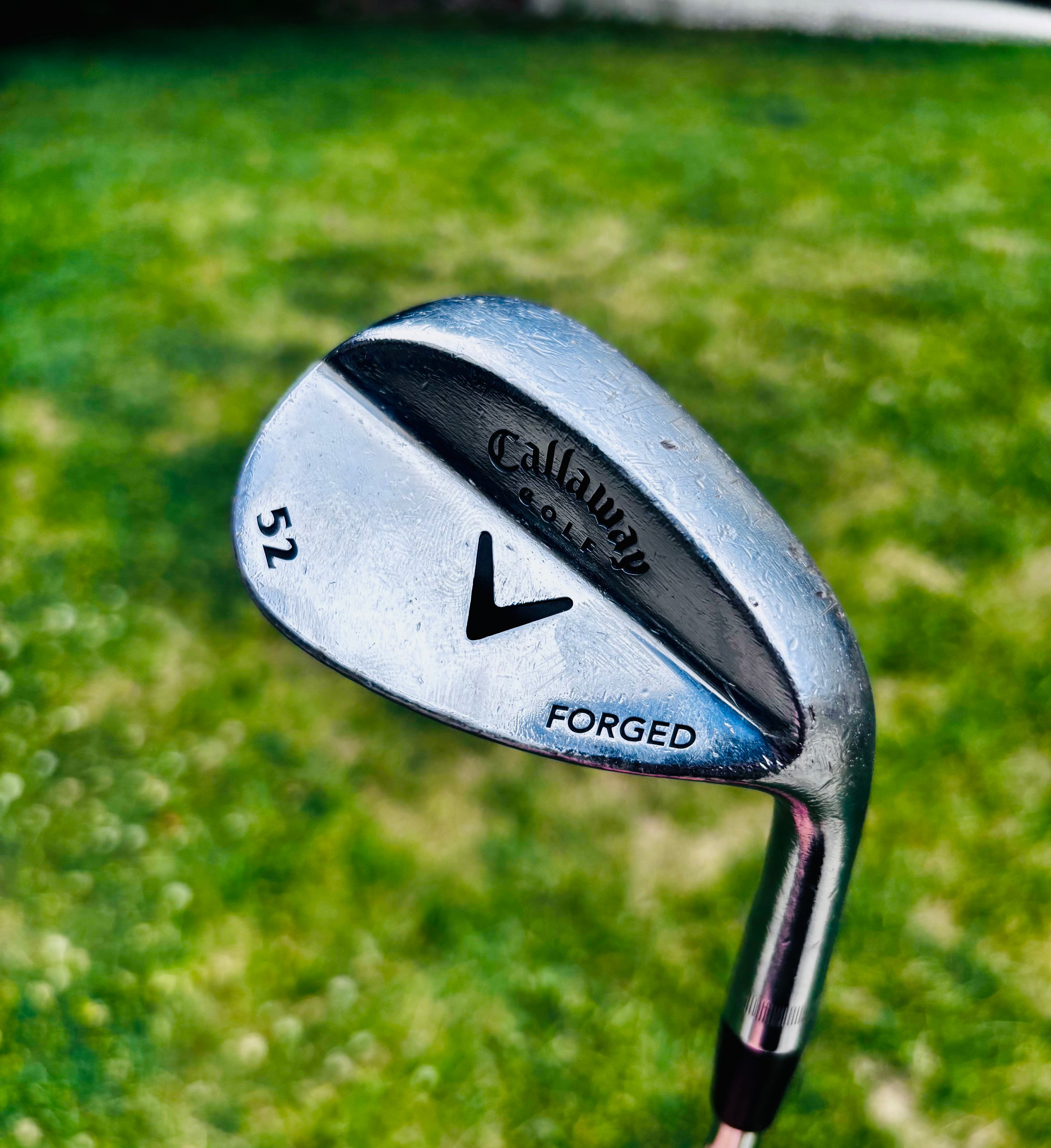 Callaway Forged Chrome 52° Gap Wedge – New Golf Pride Midsize Grip