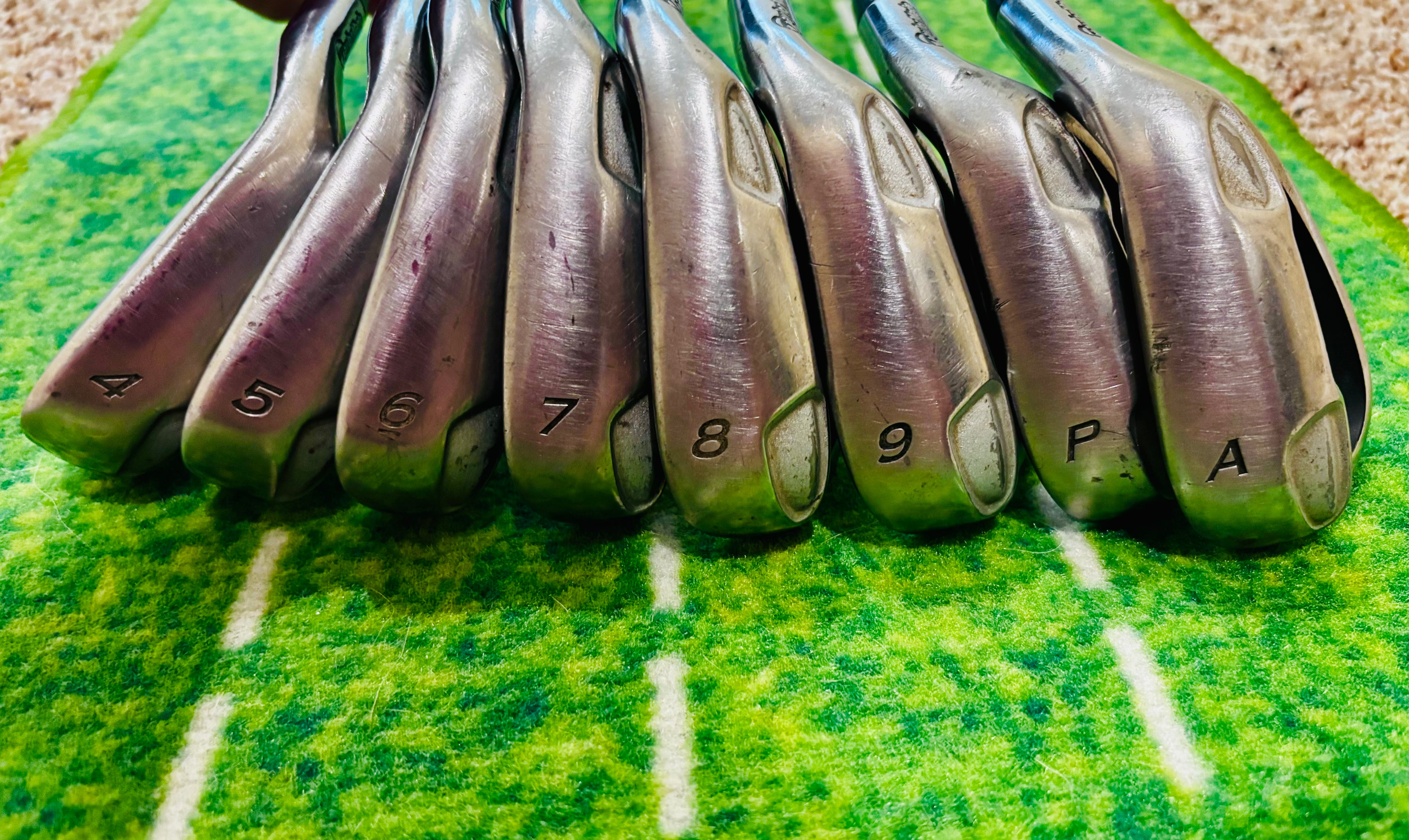 TaylorMade Burner Plus 8-Iron Set 4-PW + AW - Steel Shafts - Good Used Condition