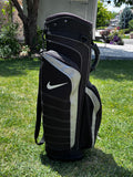 Nike 14-Way Divider Golf Cart Bag - Black/Silver
