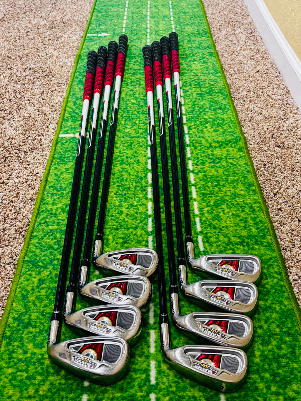 TaylorMade Burner XD Iron Set (8 Clubs: 4-PW + AW) – Graphite Regular Flex