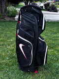 Nike M9 II 14-Way Premium Golf Cart Bag - Black/Silver