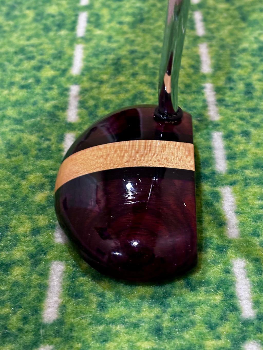 RARE David Musty Handcrafted Wood Putter - Rosewood/Maple - 33.5"