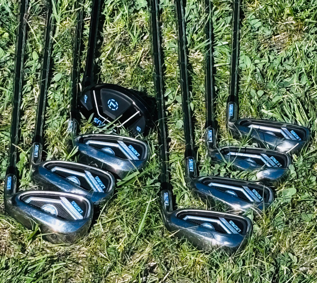 Lazrus 4-PW Iron Set + Matching 27° HB - Excellent Condition, New Grips