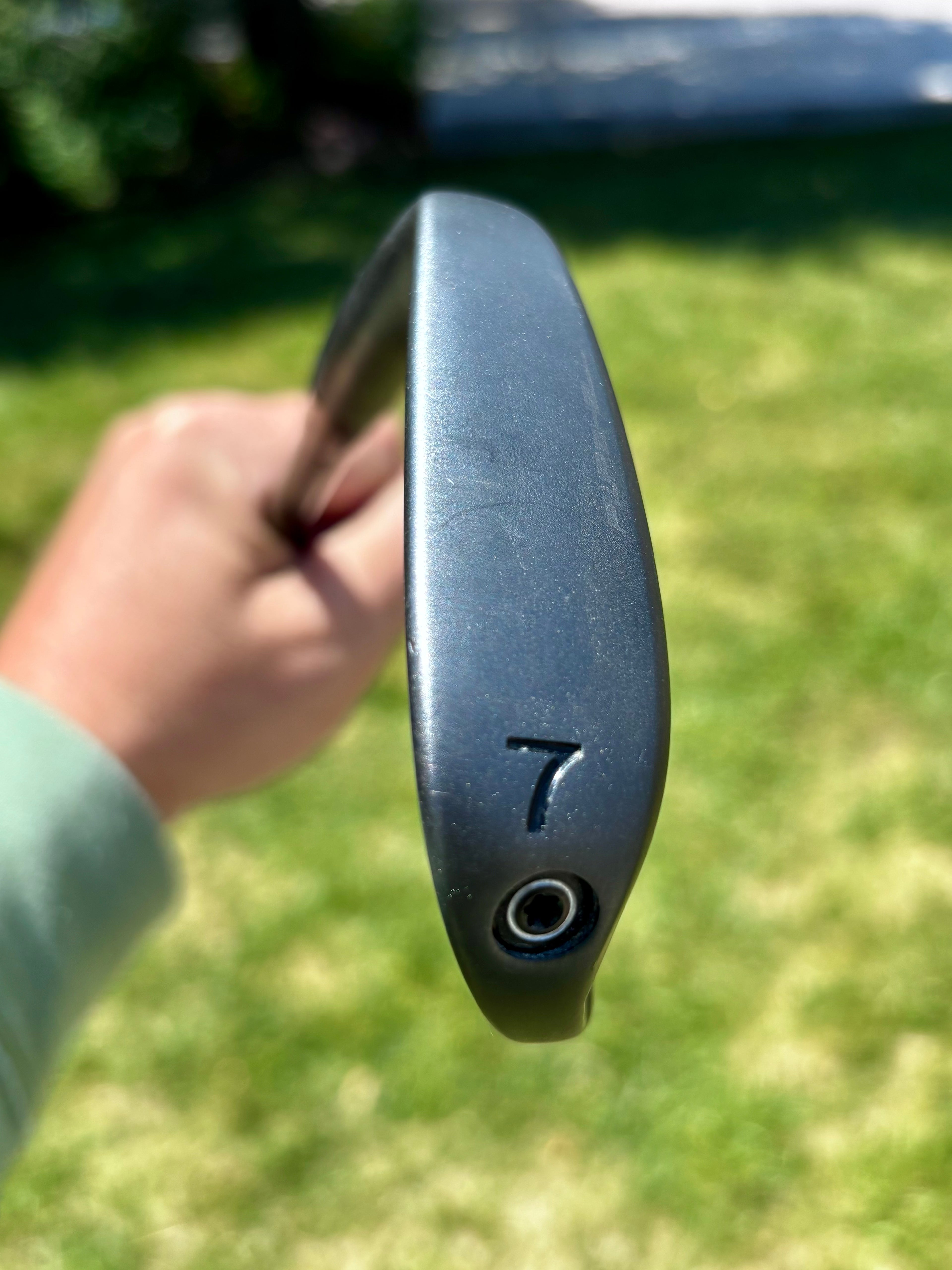 Cobra King Forged Tec Black Single 7 Iron - Mitsubishi MMT 85 S Stiff Flex - MINT