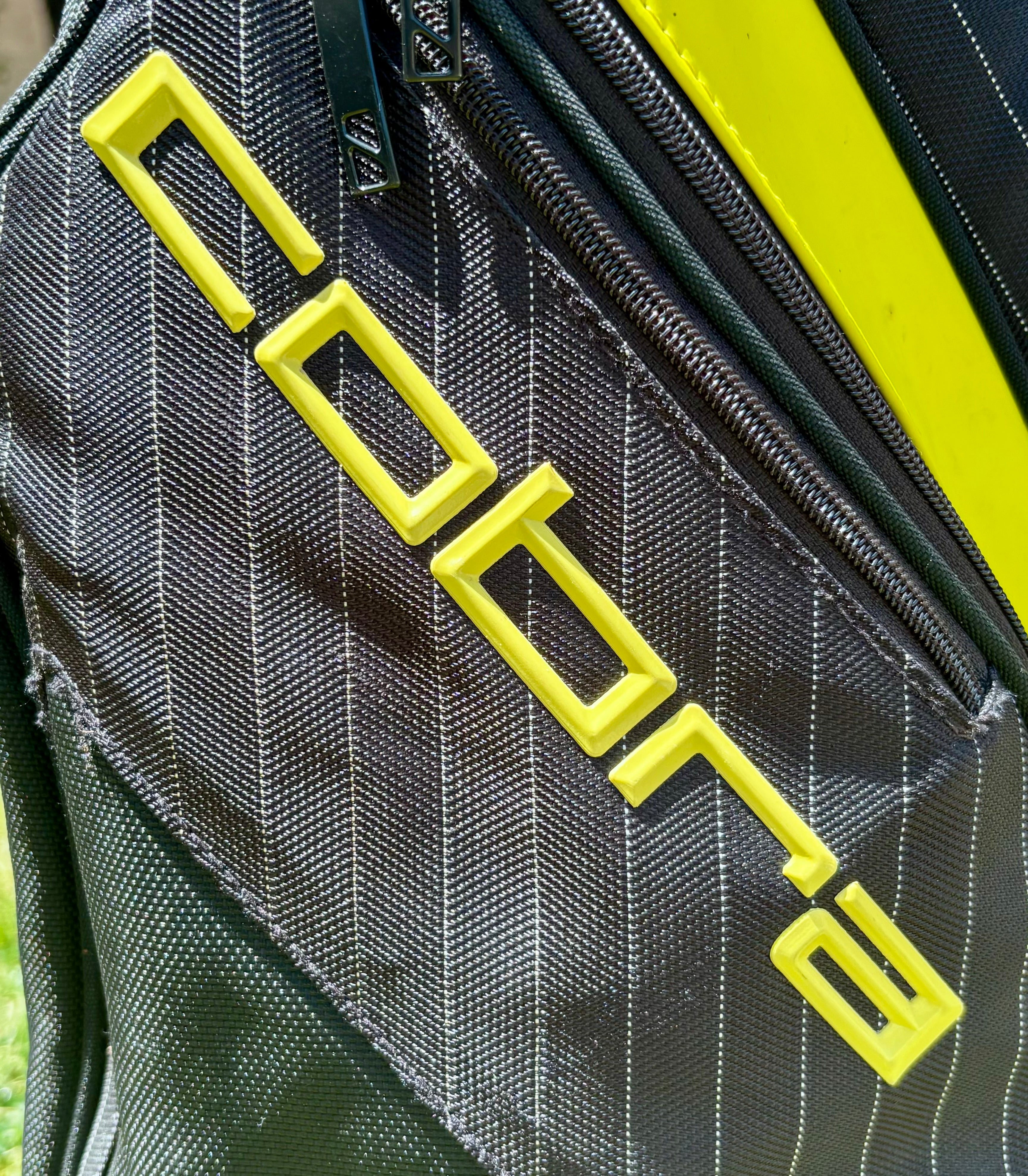 Cobra 5-Way Divider Golf Cart Bag - Black/Yellow - Excellent Used Condition