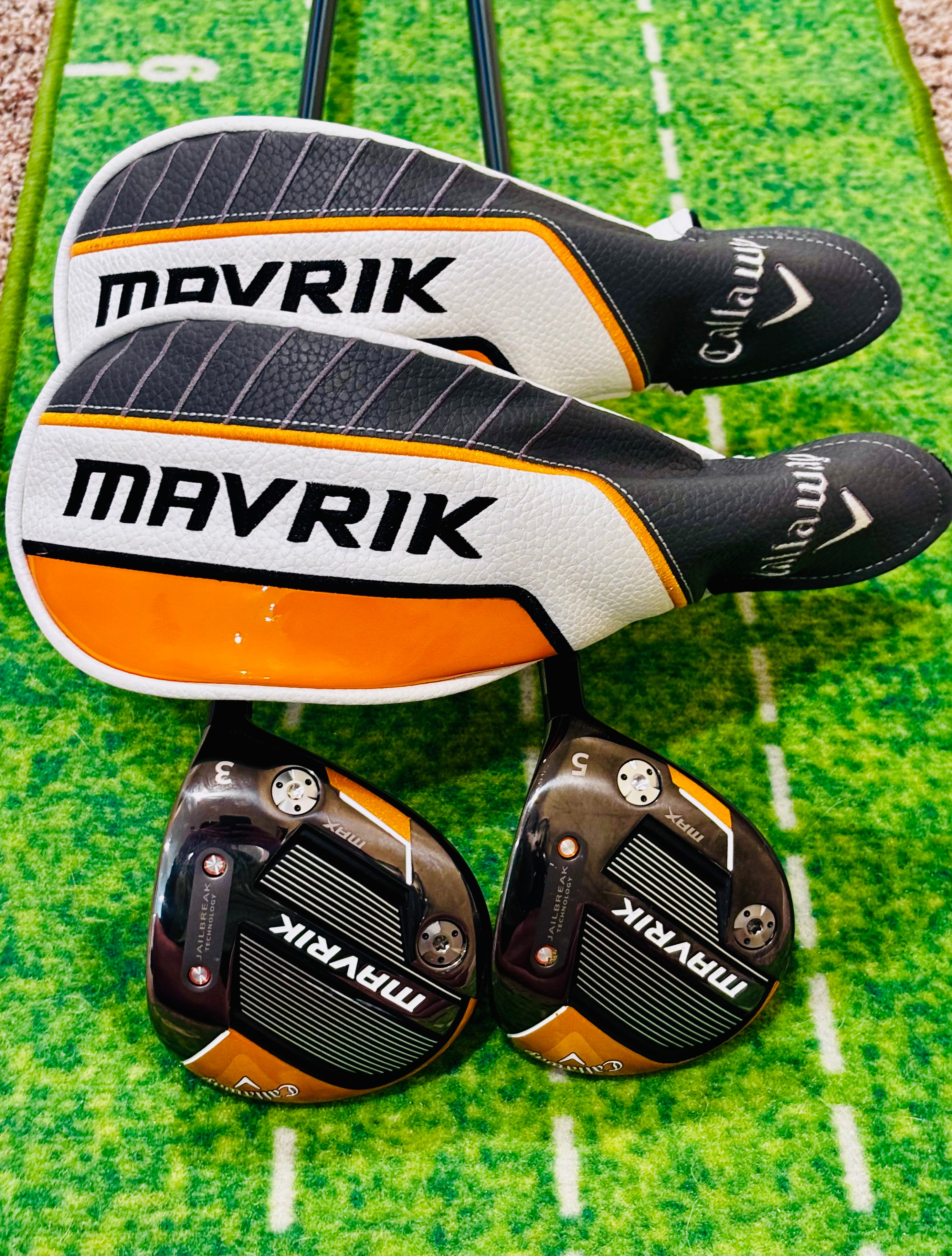 Callaway Mavrik MAX Fairway Wood Set (3-Wood & 5-Wood) - MINT!