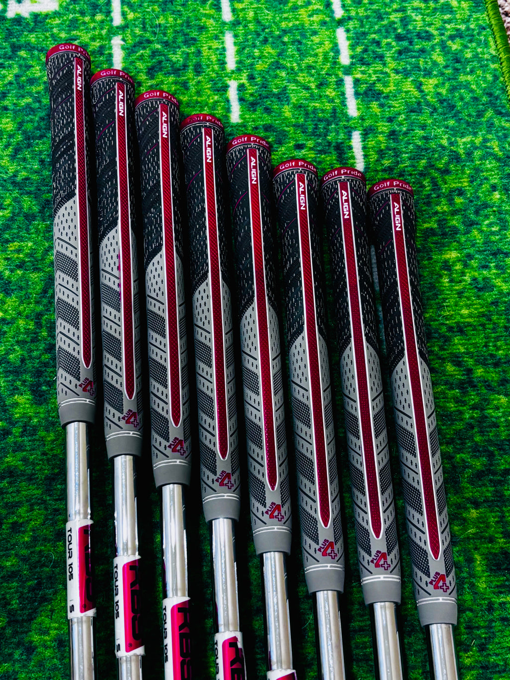 TaylorMade RSi 2 Forged Iron Set (4-PW+AW) – 8 Clubs – KBS Stiff Steel