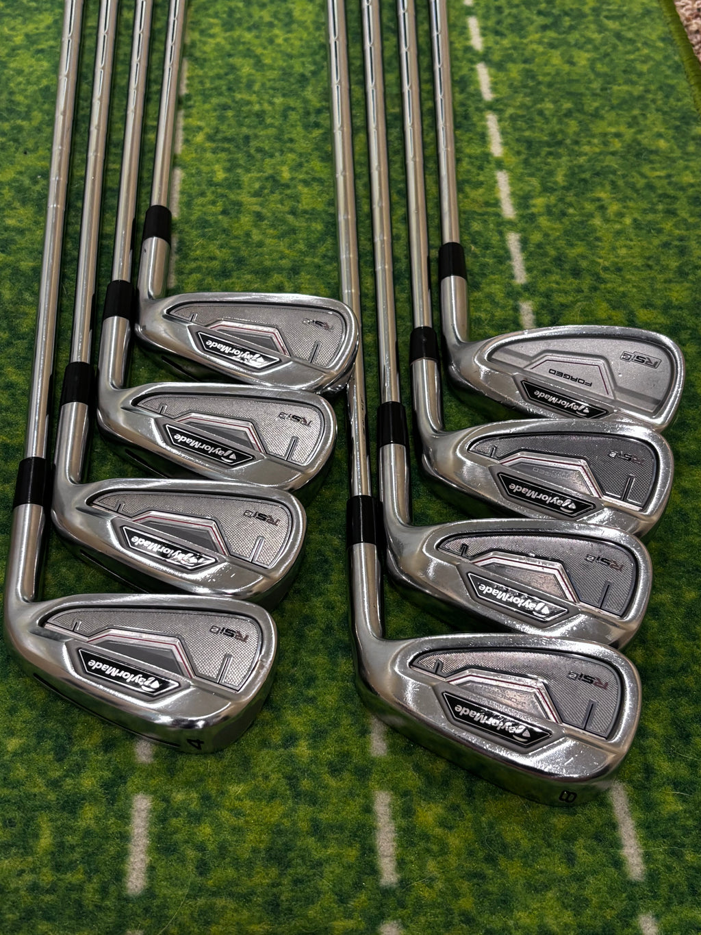 TaylorMade RSi 2 Forged Iron Set (4-PW+AW) – 8 Clubs – KBS Stiff Steel